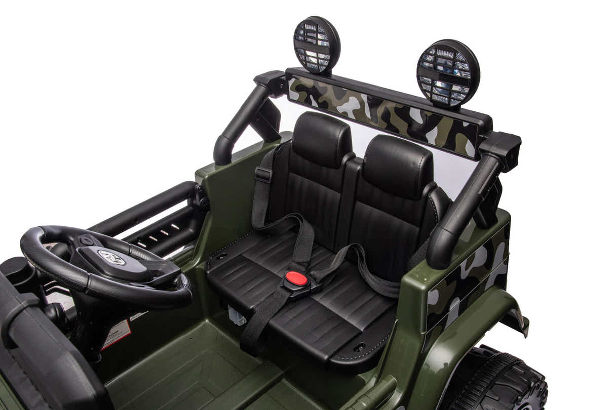 Kids Ride On Car License Toyota FJ Cruiser - Army Green