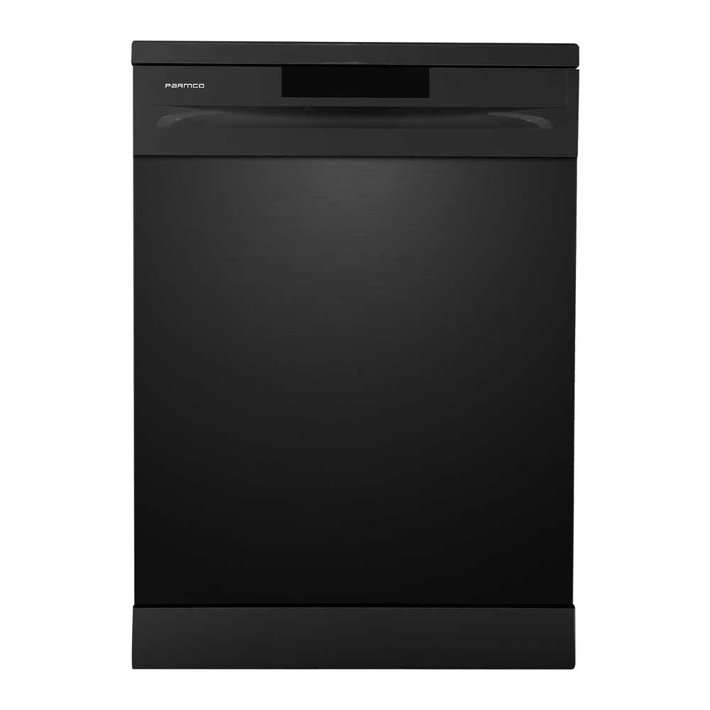 T Parmco 600mm Black Freestanding Dishwasher LED Display