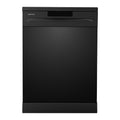 T Parmco 600mm Black Freestanding Dishwasher LED Display