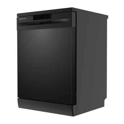 T Parmco 600mm Black Freestanding Dishwasher LED Display
