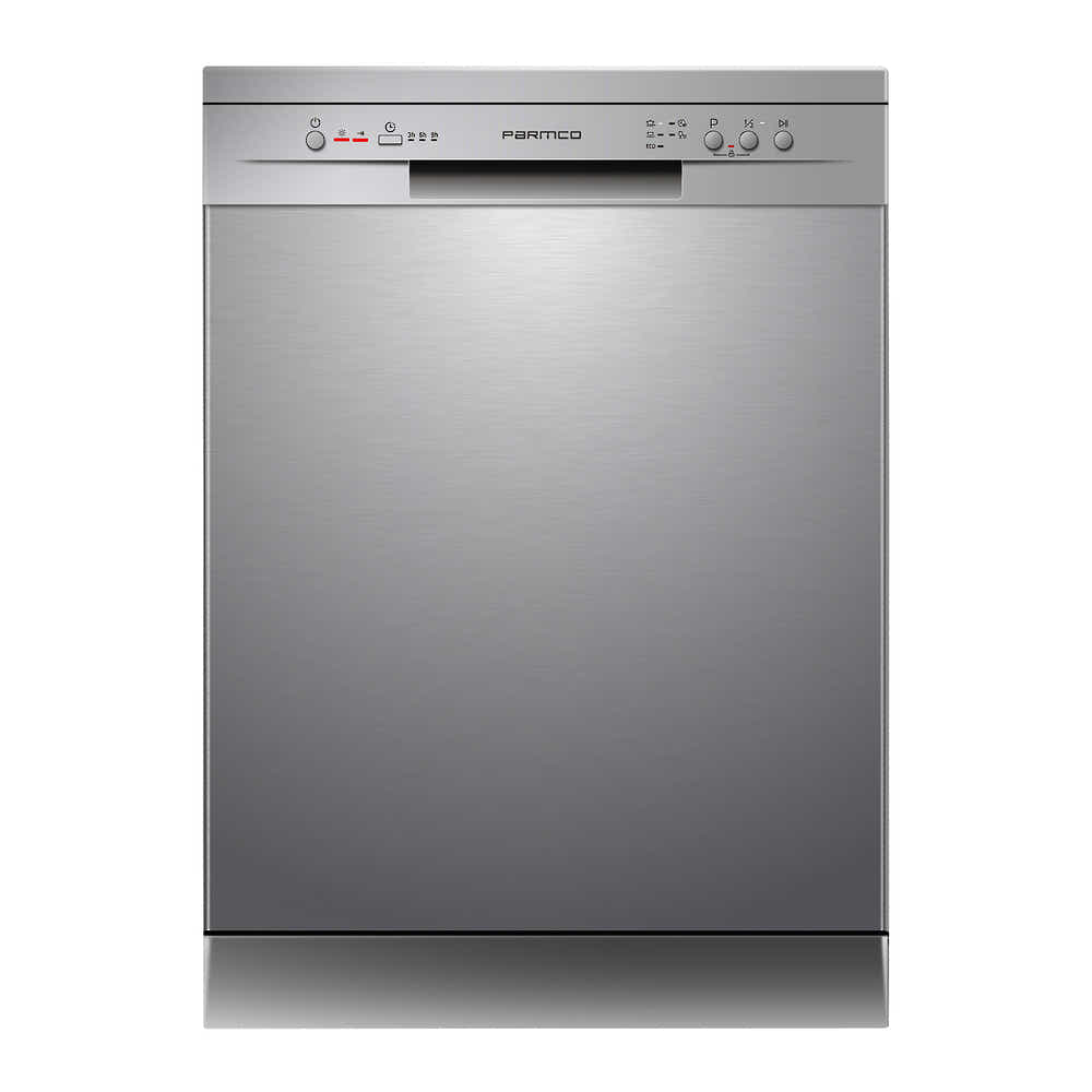 T Parmco 600mm Stainless Steel Economy Freestanding Dishwasher