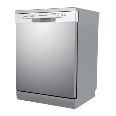T Parmco 600mm Stainless Steel Economy Freestanding Dishwasher