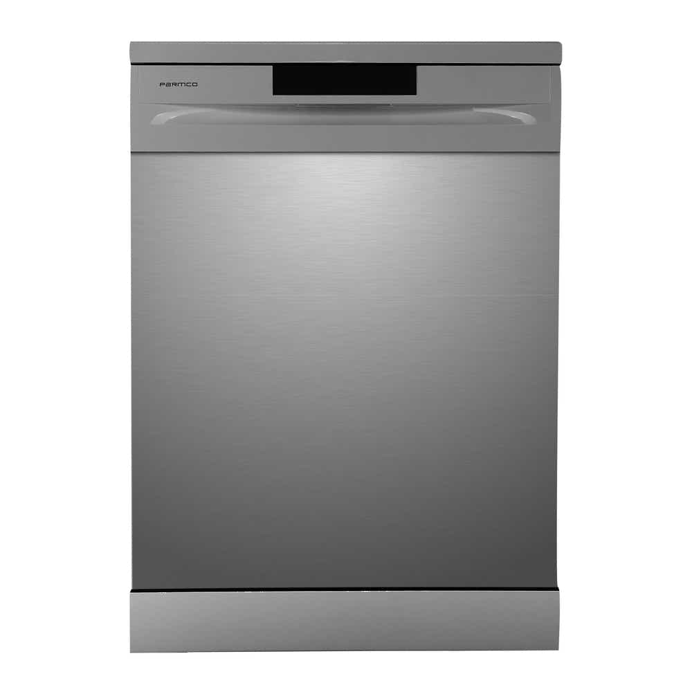 T Parmco 600mm Stainless Steel Freestanding Dishwasher, LED Display