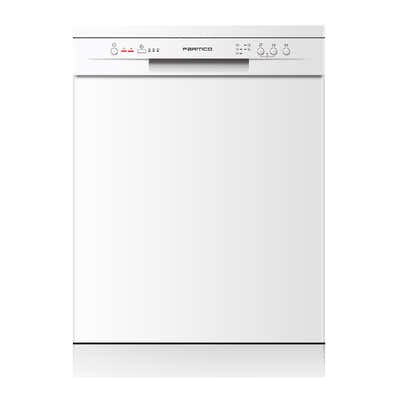 T Parmco 600mm White Economy Freestanding Dishwasher