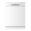T Parmco 600mm White Economy Plus Freestanding Dishwasher