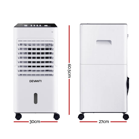 DS NA Devanti Evaporative Air Cooler Conditioner 6L