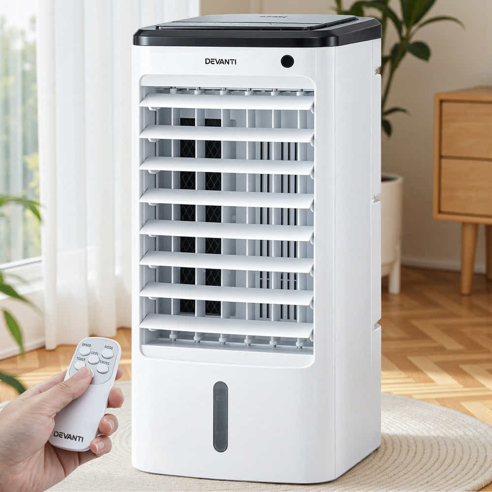 DS NA Devanti Evaporative Air Cooler Conditioner w/ Remote 4L