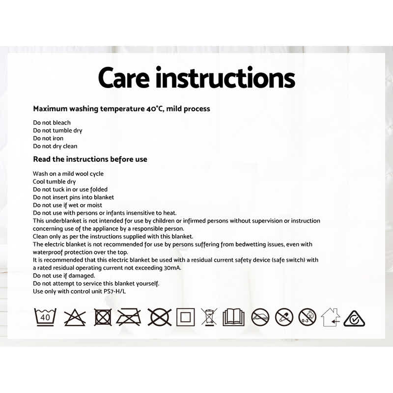 Queen Size Electric Blanket Fleece