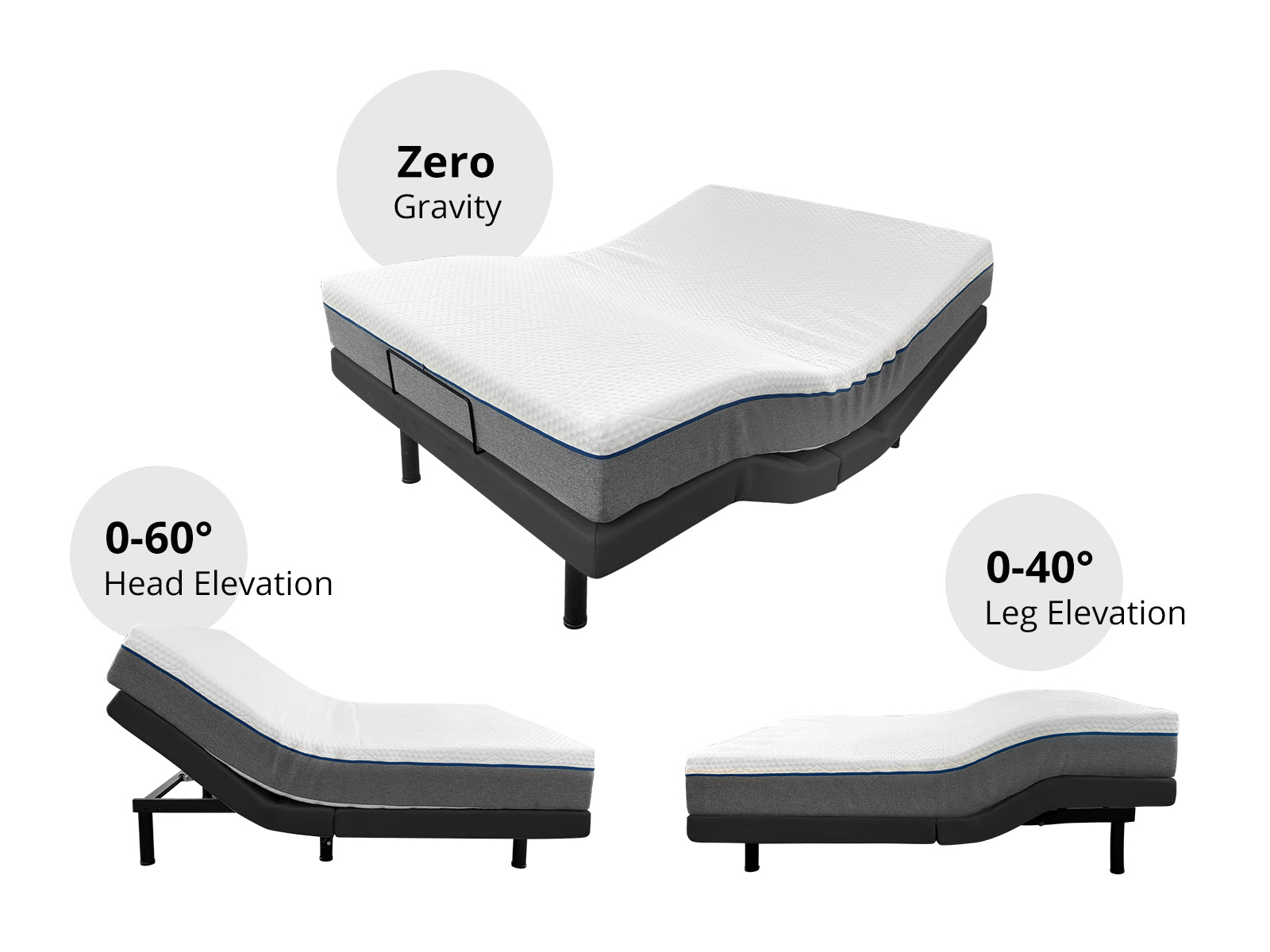 Aqua200 Electric Bed Base - Long Single