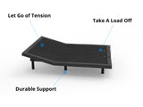 Adjustable Electric bed with Memory Foam Mattress Queen Combo