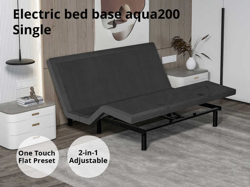 Aqua200 Electric Bed Base - Single