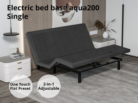 Aqua200 Electric Bed Base - Single