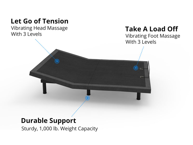 Aqua200 Electric Bed Base - Single