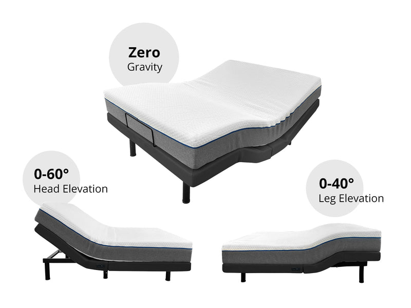 Aqua200M Electric Bed Base - Queen