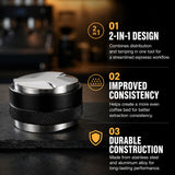 DS BS 58mm Dual-Head Coffee Distributor & Tamper