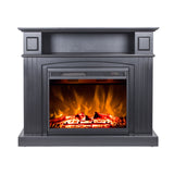 Mantel Electric Fireplace Suite - Black
