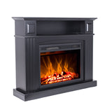 Mantel Electric Fireplace Suite - Black