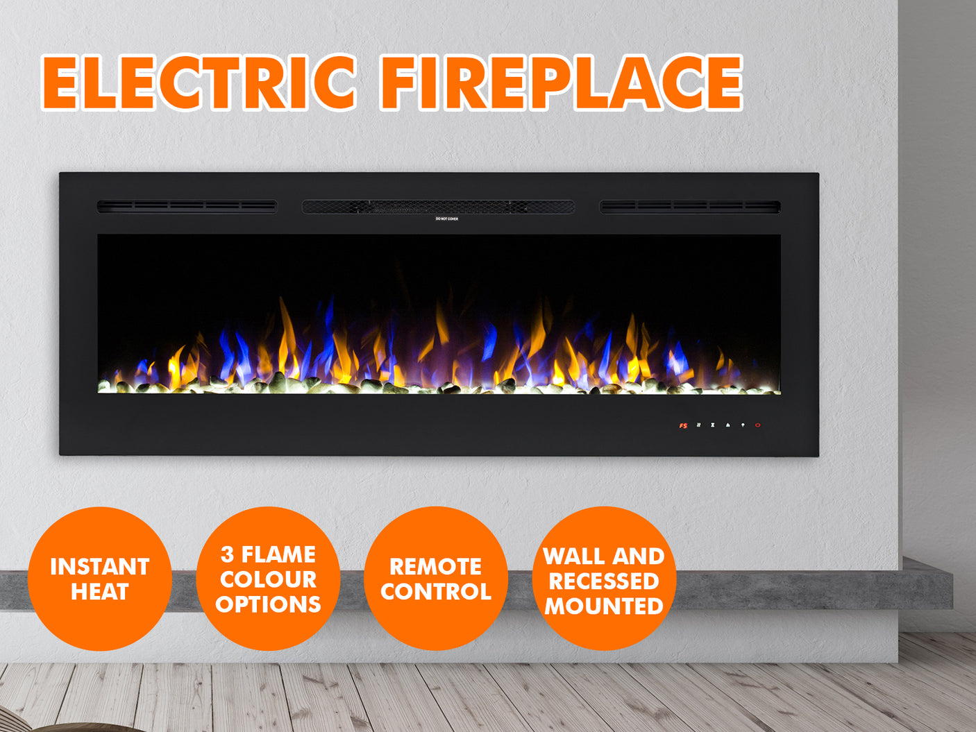 Electric Fireplace Wall Mounted