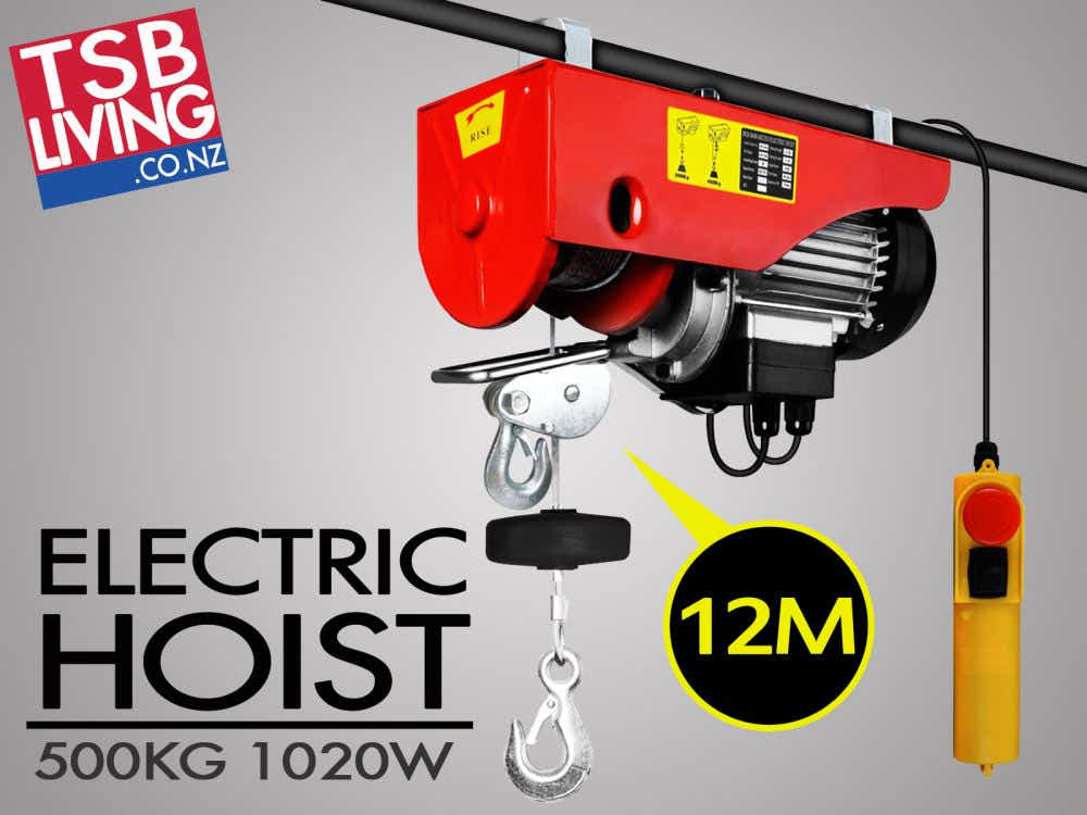 250/500kg Electric Hoist Winch with Lifting Cable