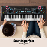 DS NA Alpha 61-Key Digital Piano Keyboard Electric Kids Gift Black
