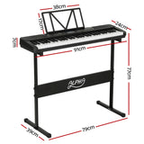 DS NA 61 Keys Electronic Piano Keyboard Digital Electric w/Stand Touch Sensitive