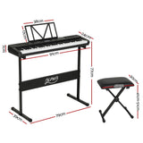 DS NA 61 Keys Electronic Piano Keyboard Digital Electric w/ Stand Stool Touch