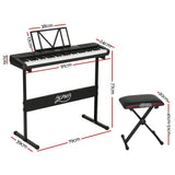 DS NA 61 Keys Electronic Piano Keyboard Digital Electric w/ Stand Stool Touch