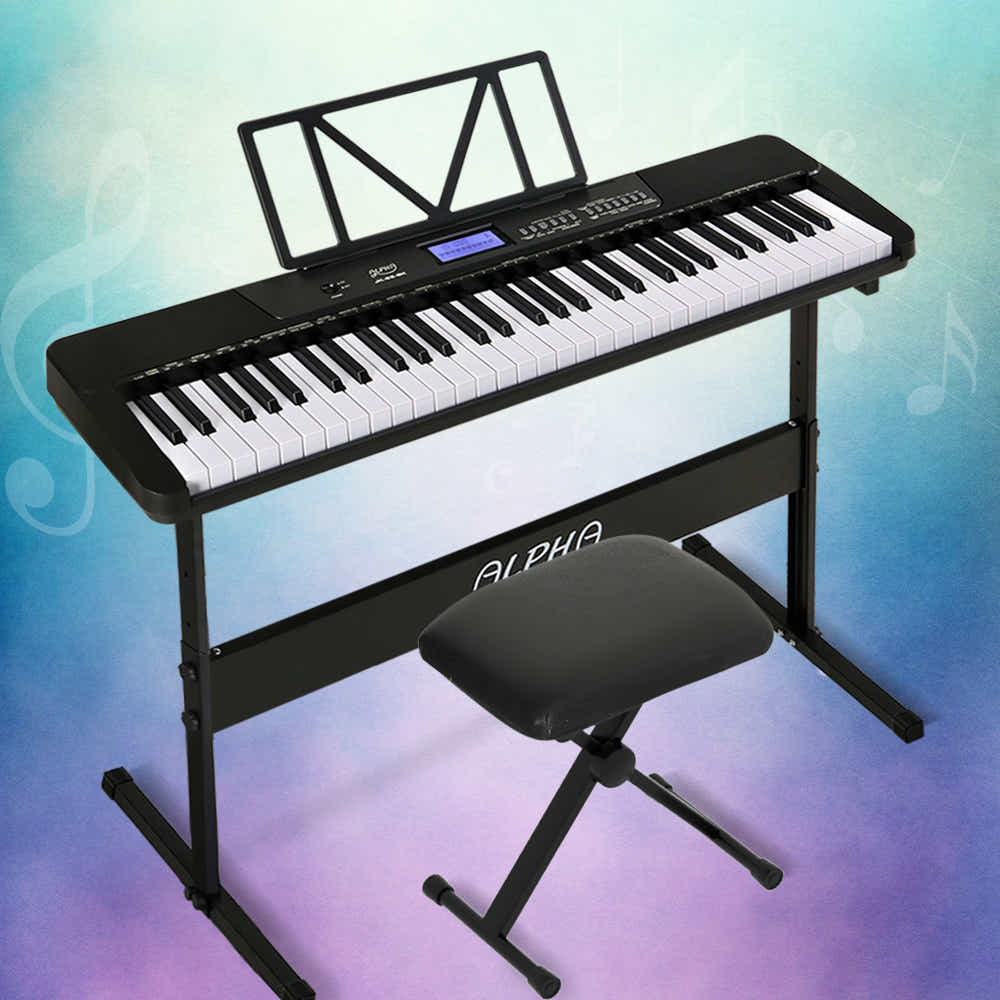 DS NA 61 Keys Electronic Piano Keyboard Digital Electric w/ Stand Stool Touch