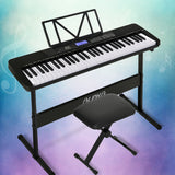 DS NA 61 Keys Electronic Piano Keyboard Digital Electric w/ Stand Stool Touch