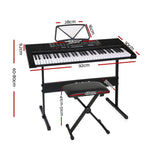 DS NA 61 Keys Electronic Piano Keyboard Digital Electric w/ Stand Stool Speaker