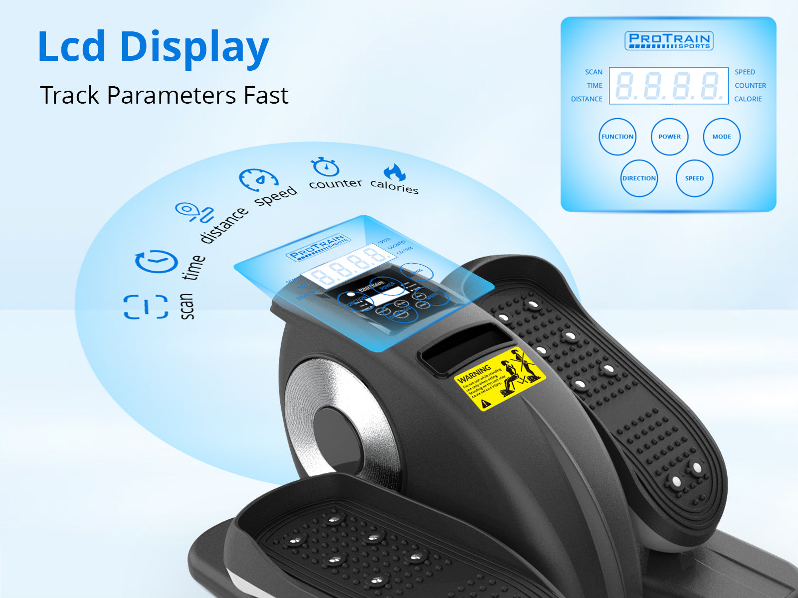 Electronic Stepper Mini Elliptical Trainer