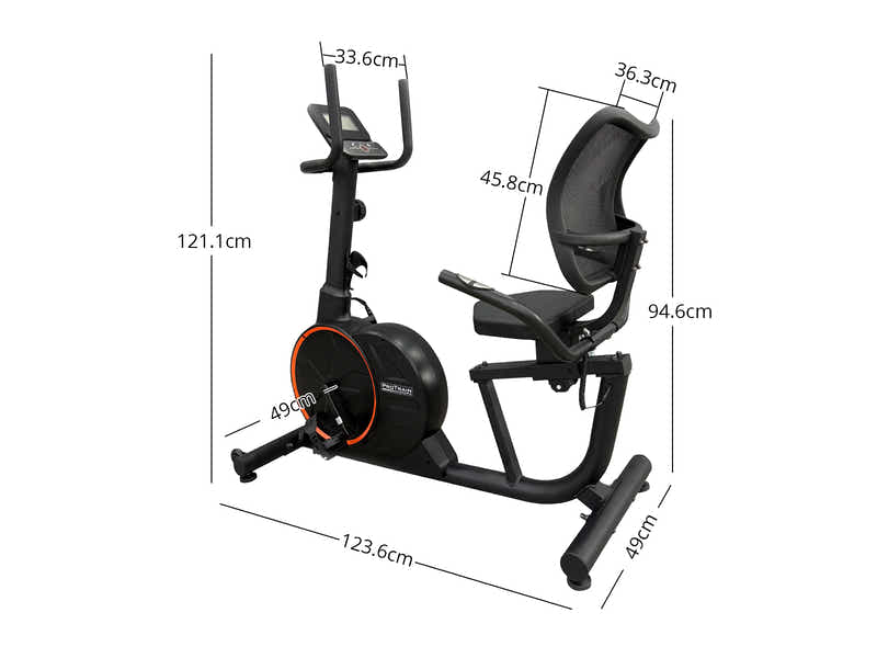 Recumbent Bike With APP and Resistance Band