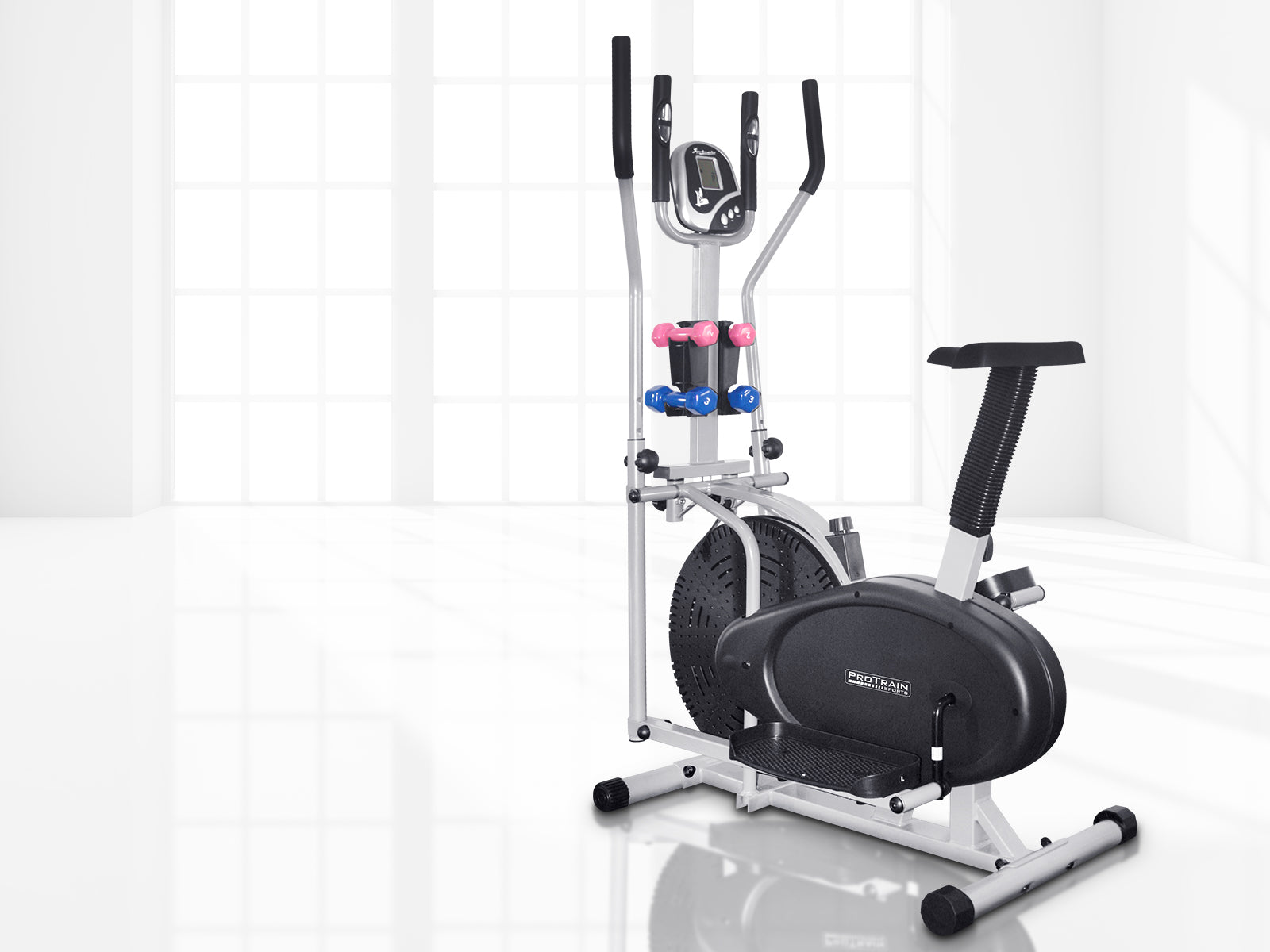 Elliptical Trainer With Dumbell – TSB Living