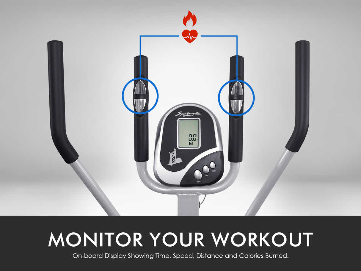 Elliptical Trainer With Dumbell