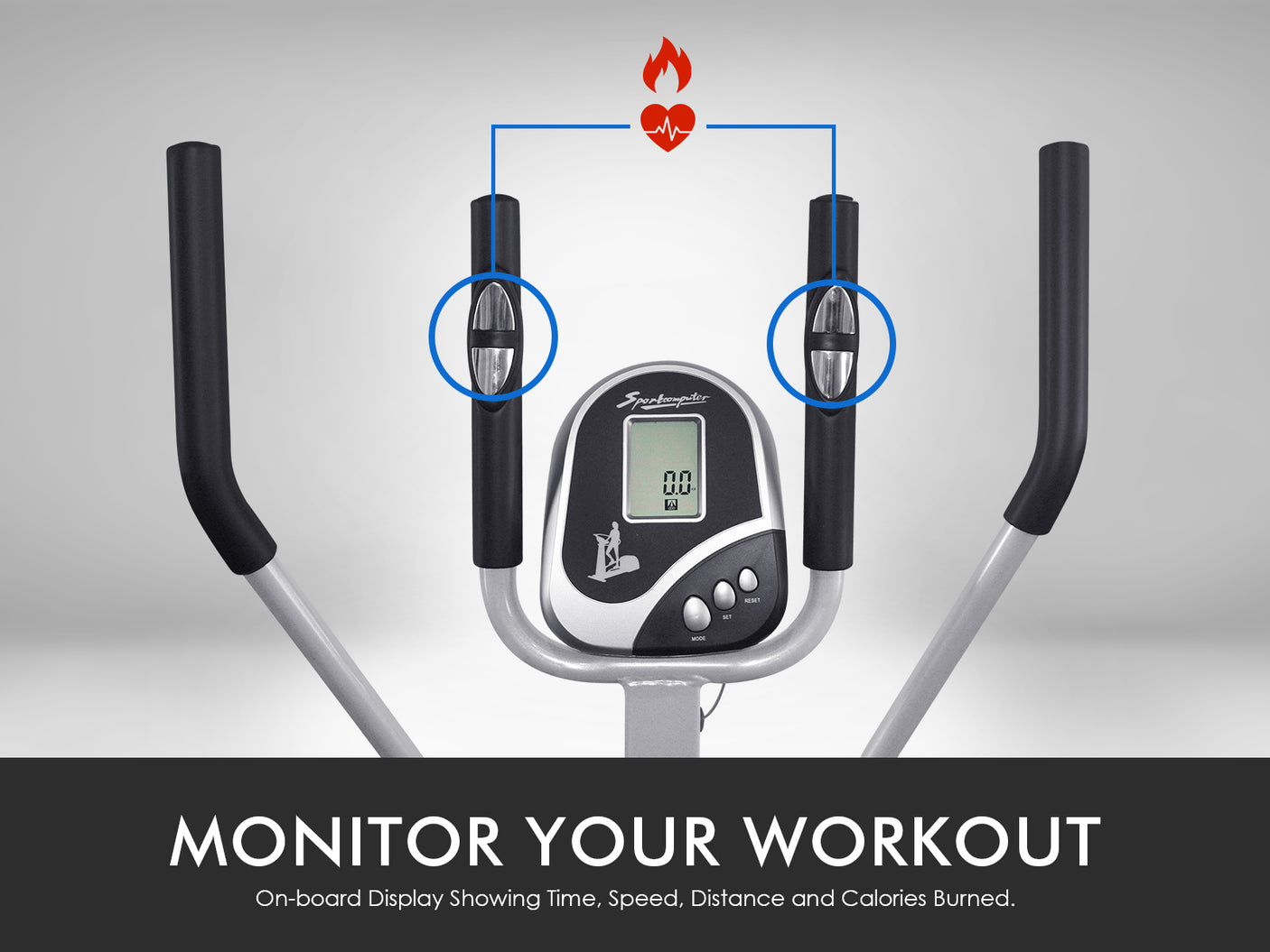 Elliptical Trainer With Dumbell