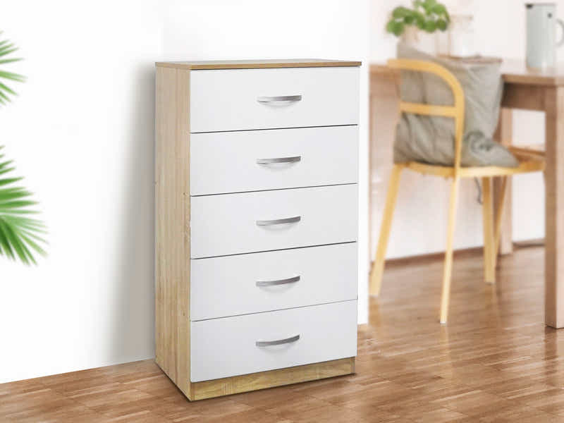 Escot 5-Drawer Tallboy