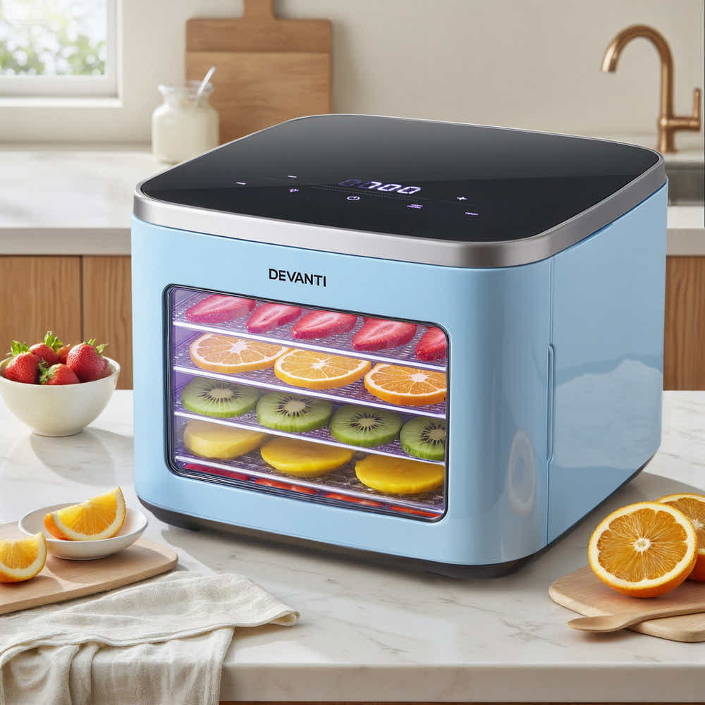 DS NA Devanti 5 Trays Food Dehydrator Mini Fruit Dryer 500W