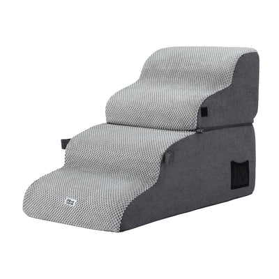 DS NA i.Pet Dog Stairs and Bed 2-in-1 Sofa Car Foam Non-Slip Washable Pet Stairs