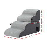 DS NA i.Pet Dog Stairs and Bed 2-in-1 Sofa Car Foam Non-Slip Washable Pet Stairs
