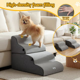 DS NA i.Pet Dog Stairs and Bed 2-in-1 Sofa Car Foam Non-Slip Washable Pet Stairs