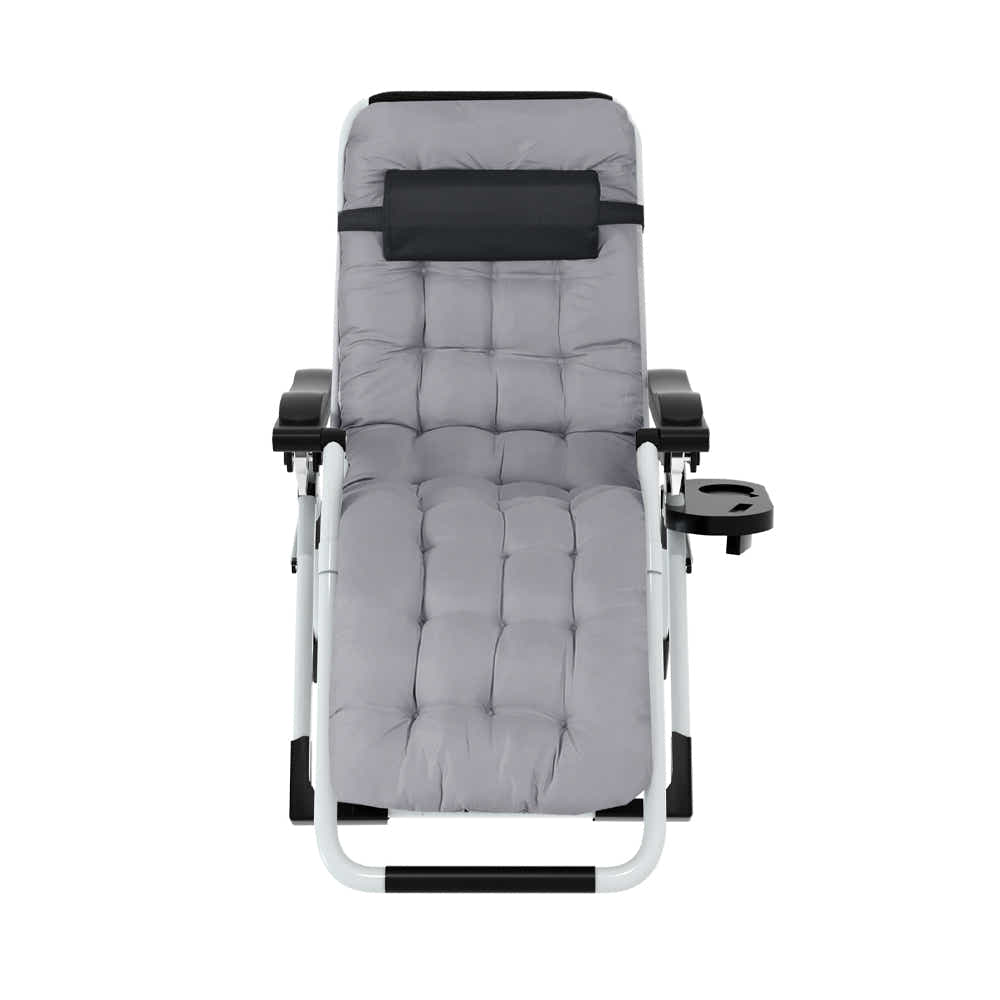 Gardeon Sun Lounge Folding Lounger Camping Zero Gravity Chair