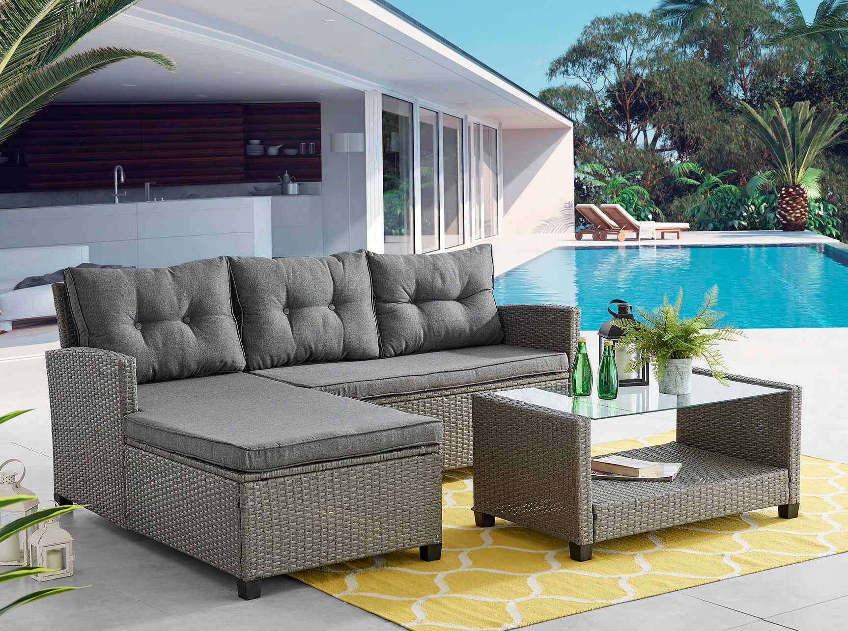 Brezza Outdoor Corner Lounge
