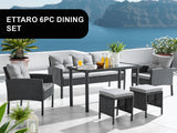 DS Ettaro 6PC Outdoor Set PE rattan