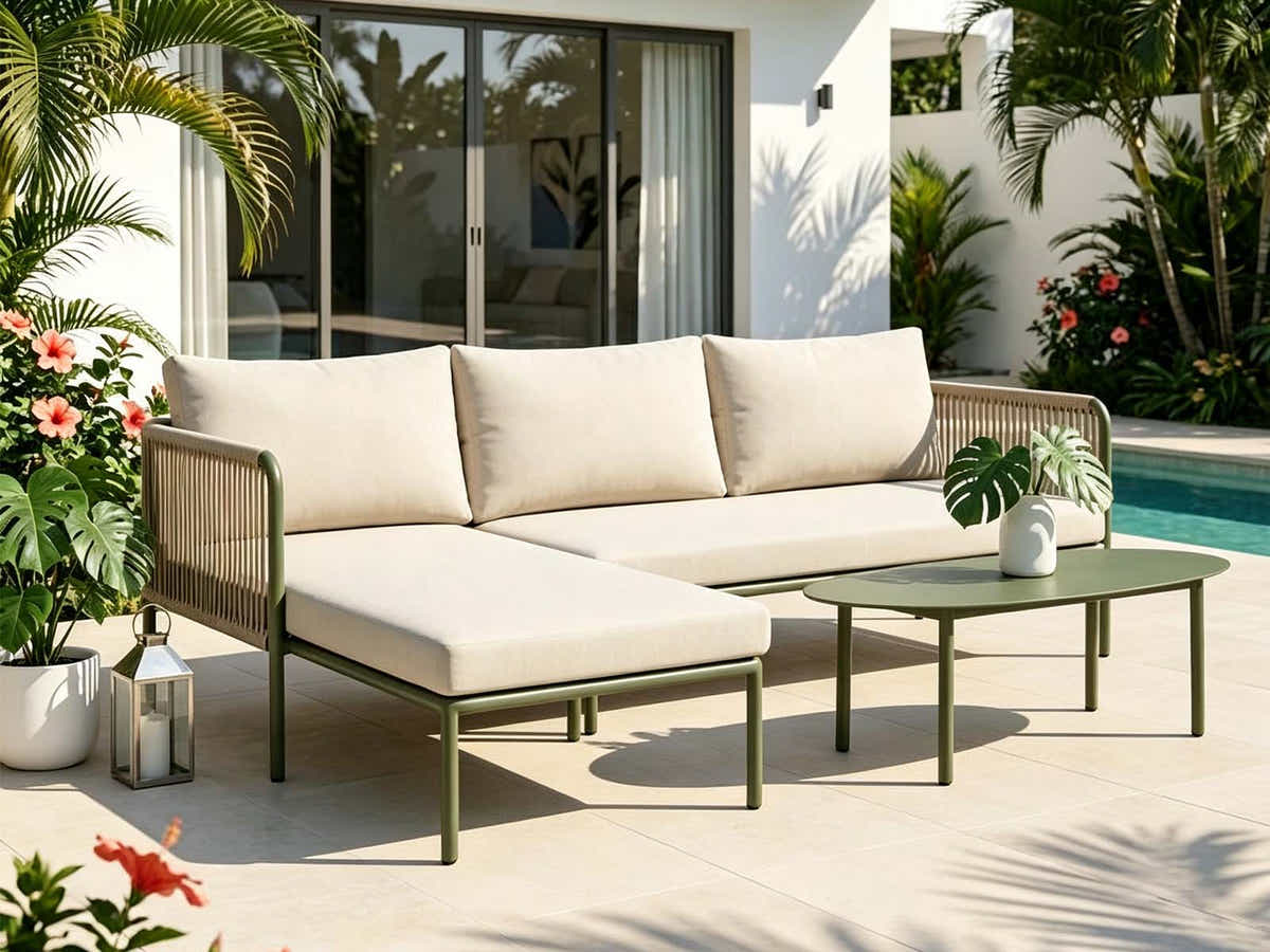 DS Gront Outdoor Sofa With Chaise
