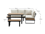 DS Sicily Outdoor Lounge Dining Set