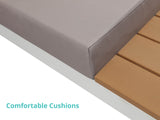 Nordik Corner Lounge White and Teak