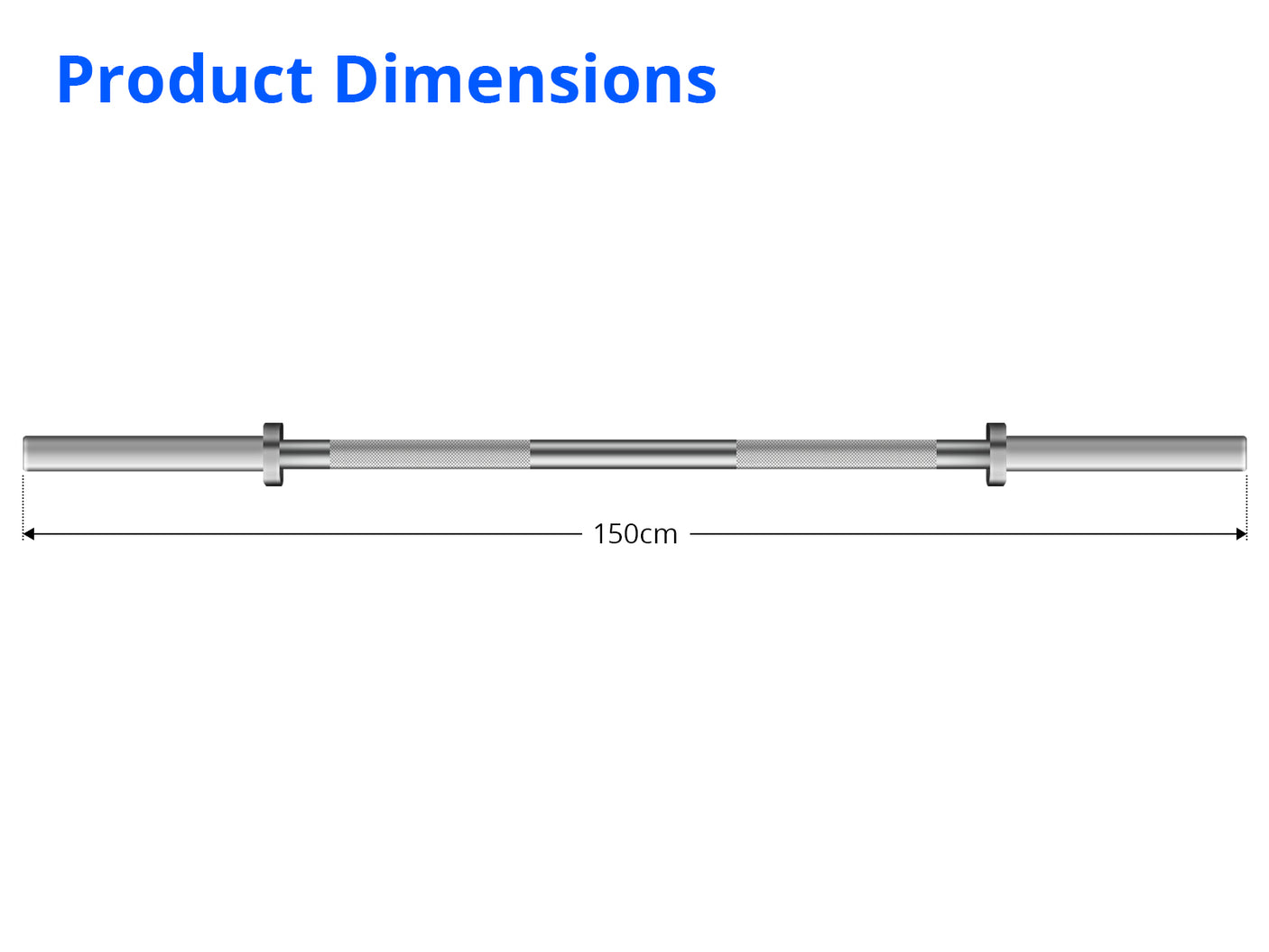 1.5m Olympic Barbell Bar x1