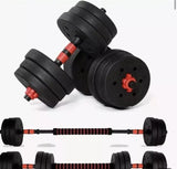 Dumbbell Set 3in1 Adjustable Barbell 20KG