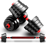 Dumbbell Set 3in1 Adjustable Barbell 40KG