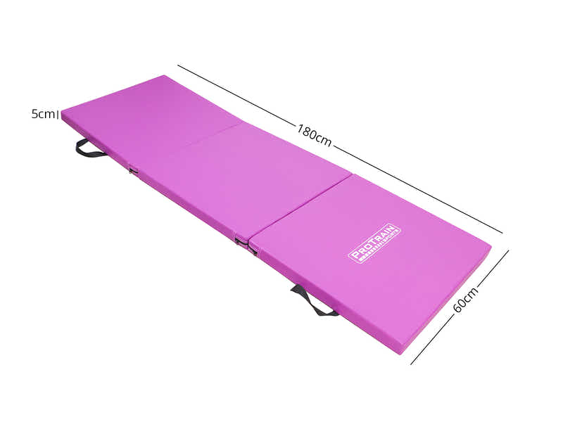 Folding Exercise Mat - Purple